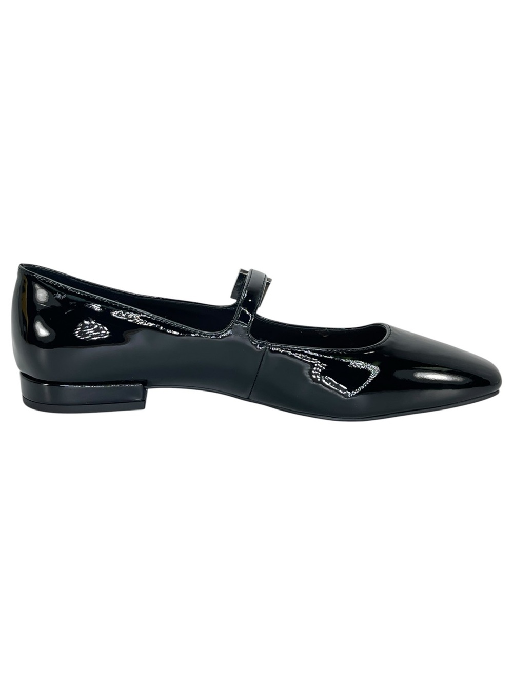 ON 34th Saadet Black Patent Leather Womens Mary Jane Flats Size 8M - Picture 5 of 13